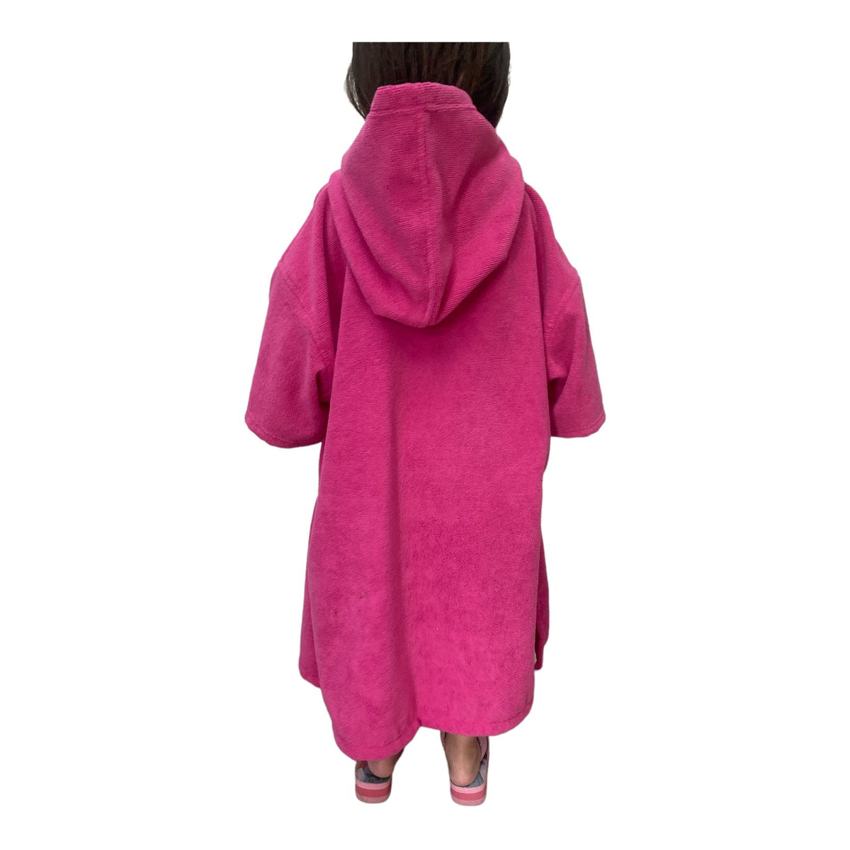 Poncho Toalla Rosa