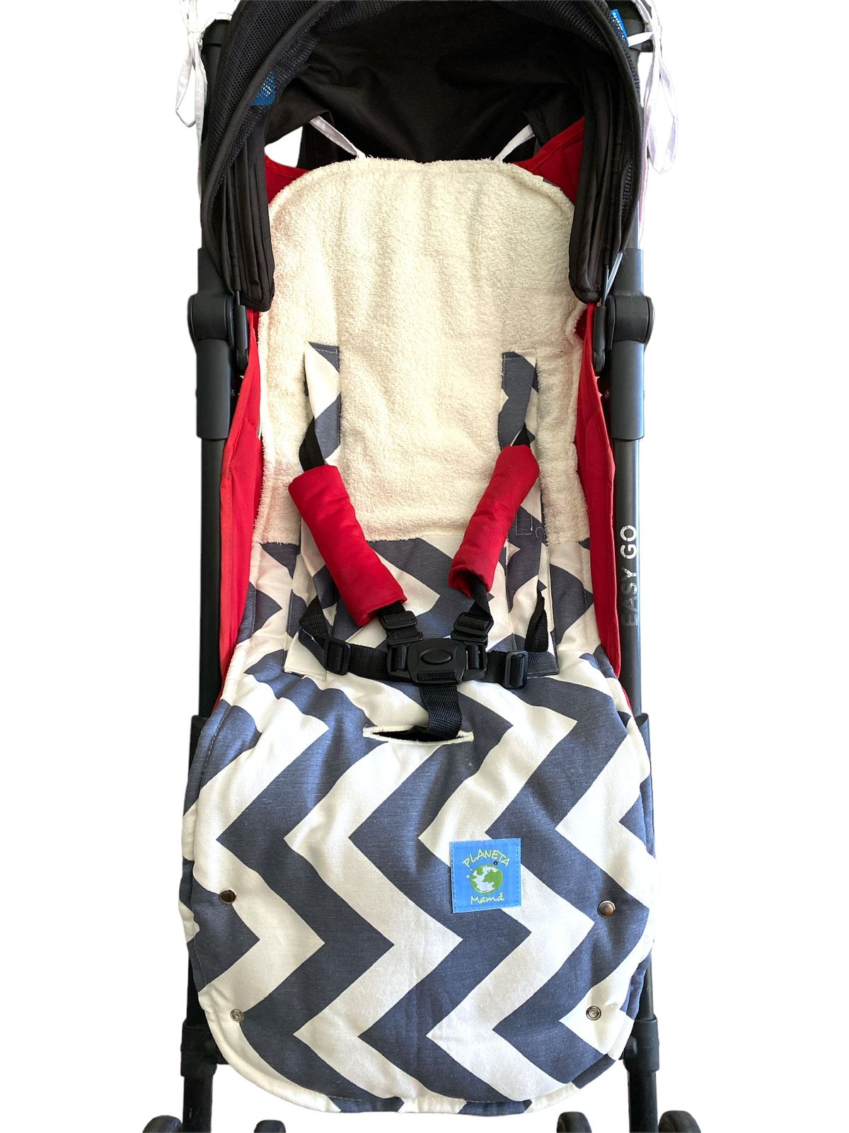 Cobertor de Coche Zig Zag Gris