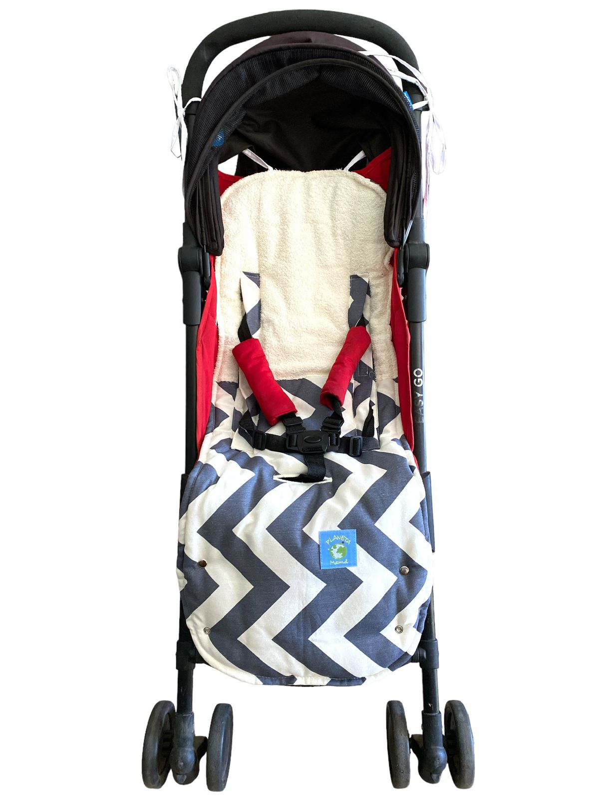 Cobertor de Coche Zig Zag Gris