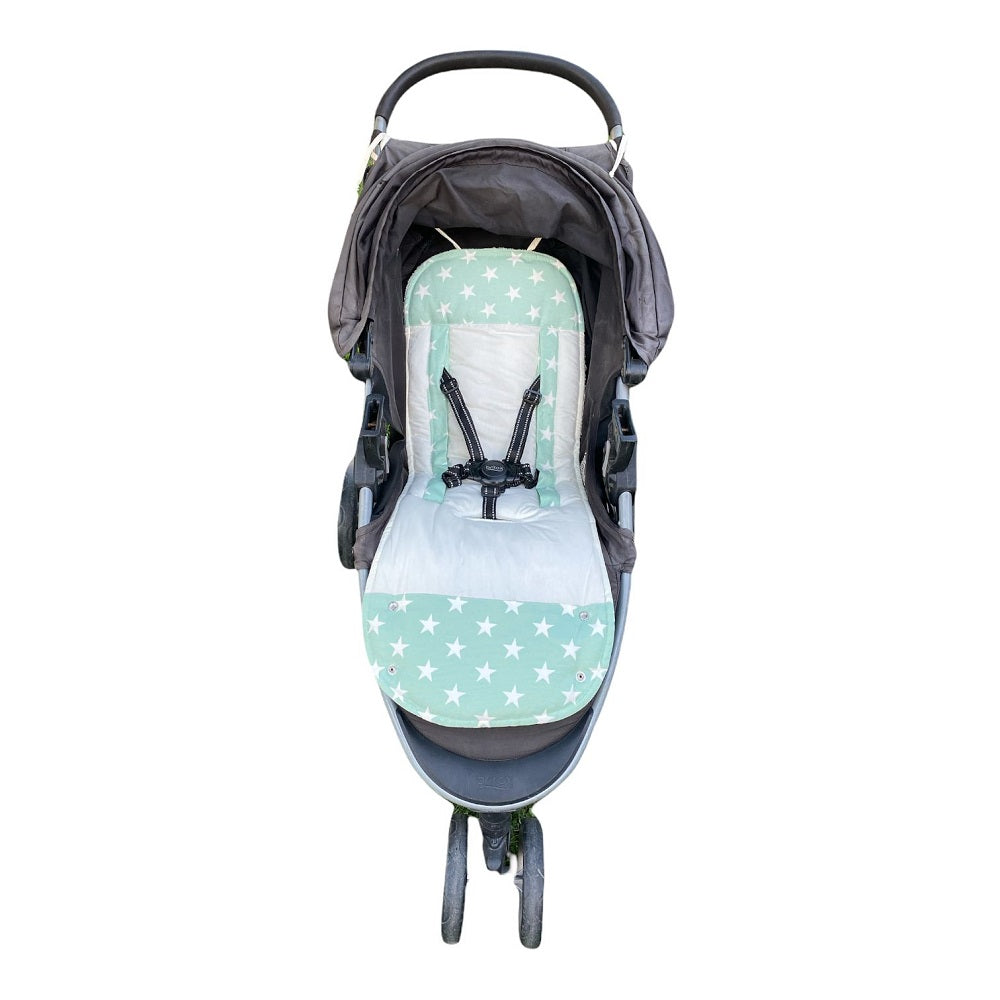 Cobertor de Coche Estrellas Menta