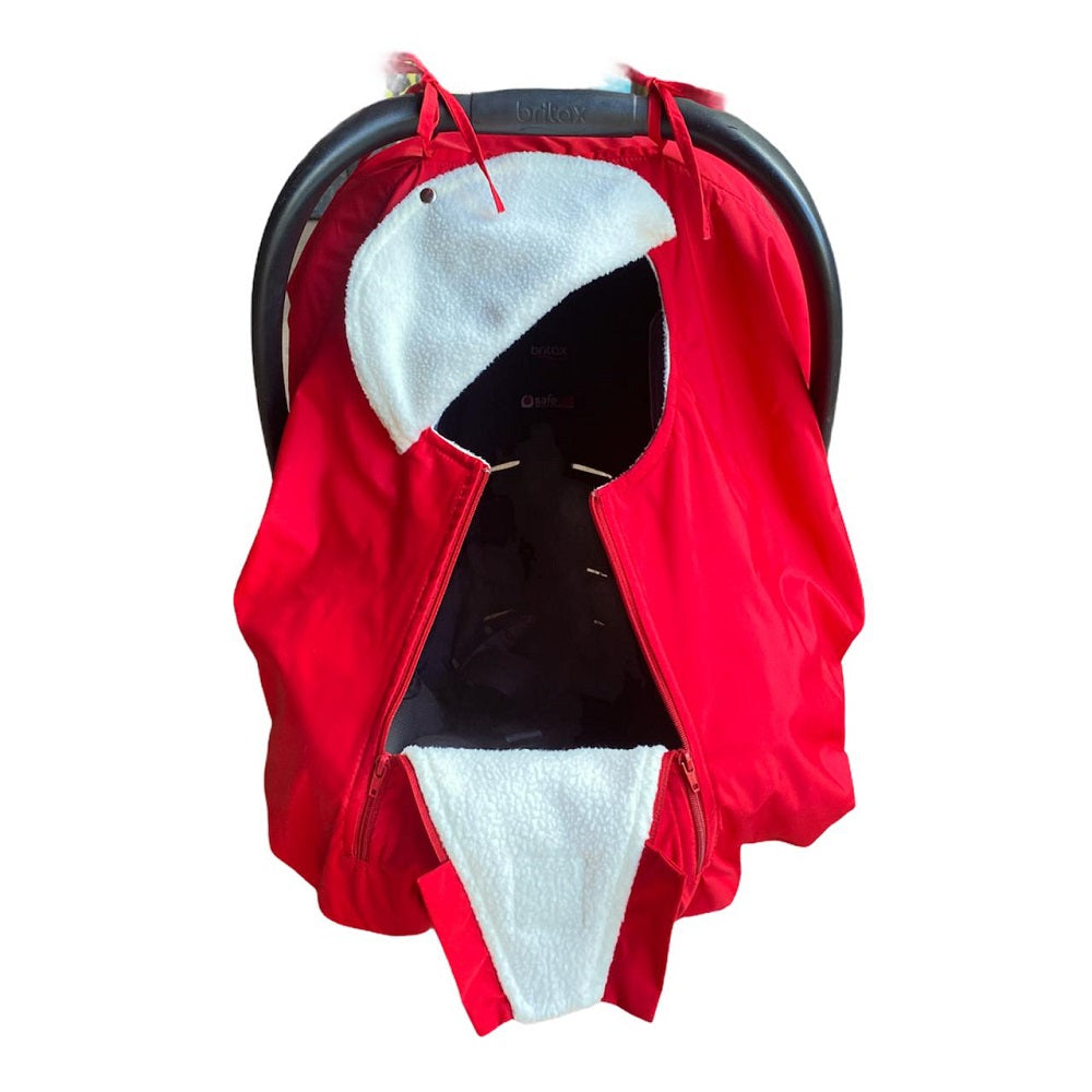 Cubre Huevito Invierno Rojo