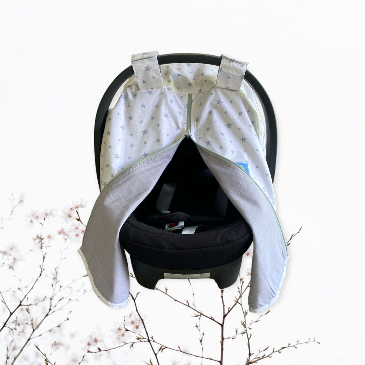 Cubre Huevito Muselina Gris