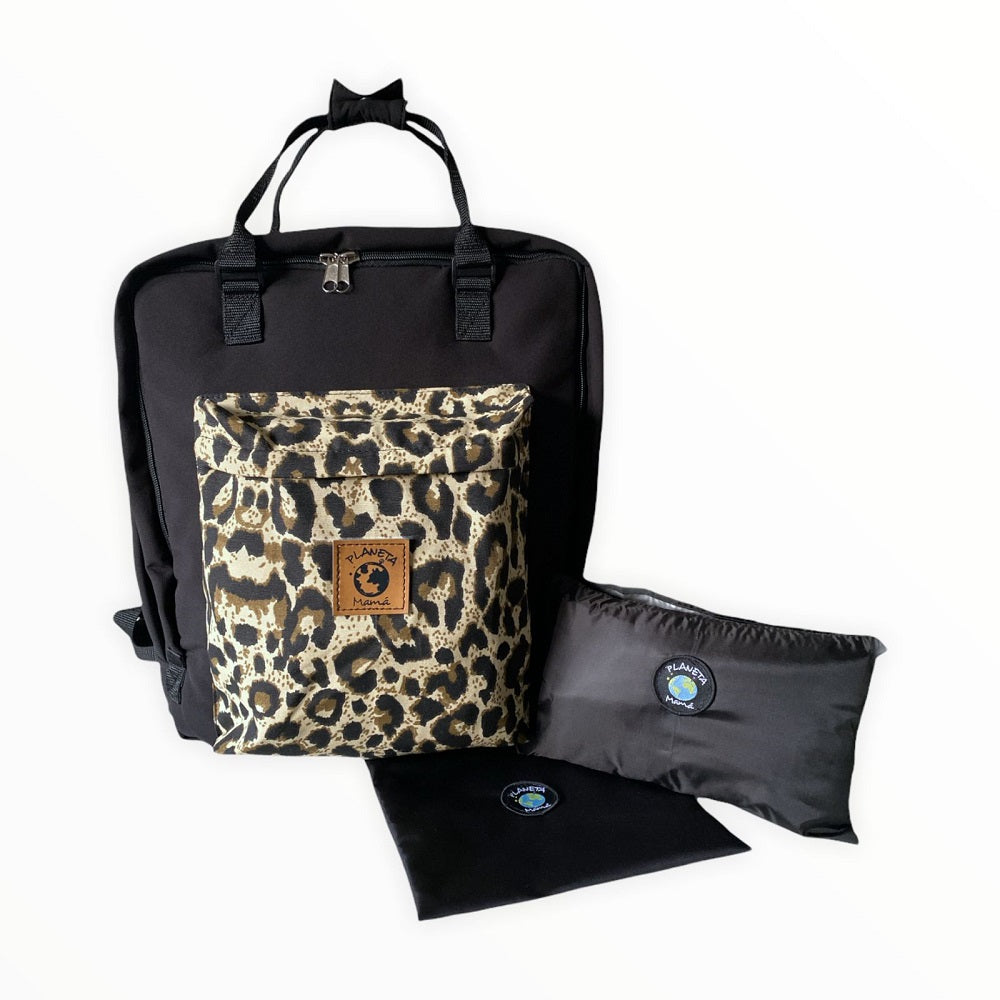 Mochila Urban Maternal Print  + Estuche + Mudador acolchado impermeable GRATIS