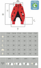 Saquito de Dormir Chinita TOG 2,5 + Pantuflas Antideslizantes GRATIS
