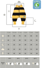 Saquito de Dormir Abeja TOG 2,5 + Pantuflas Antideslizantes GRATIS